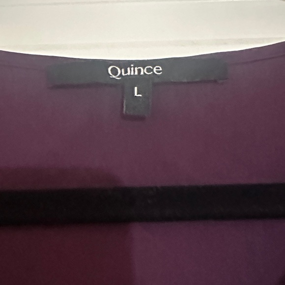 Quince Washable Silk Tank in Eggplant - Picture 2 of 5